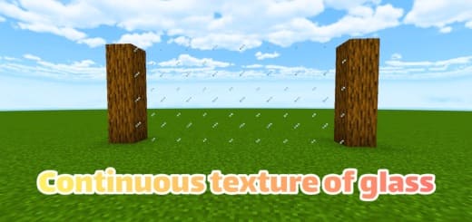 Textures: Glasses without borders [1.19+] Minecraft PE / Bedrock [xfgiven_vers]