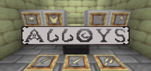 Mod: Metal Alloys [1.20+] Minecraft PE / Bedrock [xfgiven_vers]