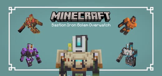 Resourcespak: Iron Golem Variants [1.19; 1.20+] Minecraft PE / Bedrock [xfgiven_vers]