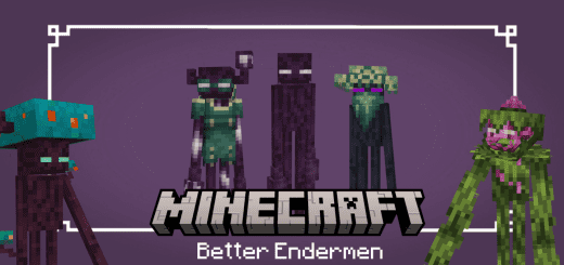 Resourcespak: Variants of Endermen [1.19; 1.20+] Minecraft PE / Bedrock [xfgiven_vers]