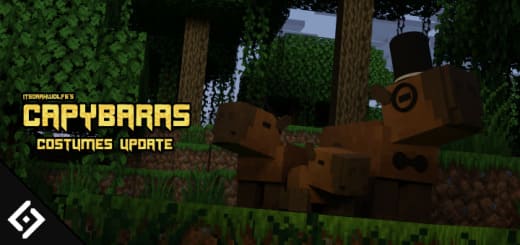 Mod: Capybara [1.20+] Minecraft PE / Bedrock [xfgiven_vers]