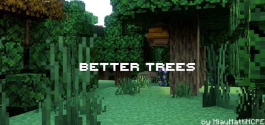 Textures: Improved foliage [1.20+] Minecraft PE / Bedrock [xfgiven_vers]