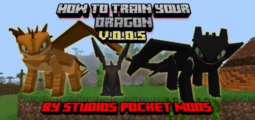 Mod: How to Train Your Dragon 2 [1.20+] Minecraft PE / Bedrock [xfgiven_vers]