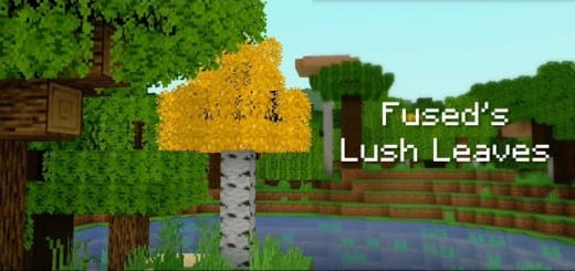 Textures: Realistic foliage [1.20+] Minecraft PE / Bedrock [xfgiven_vers]