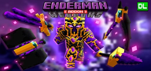 Mod: Ender's Weapons [1.20+] Minecraft PE / Bedrock [xfgiven_vers]