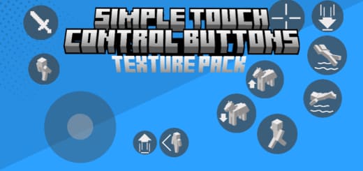 Textures: Controls like in Survivalcraft [1.20+] Minecraft PE / Bedrock [xfgiven_vers]