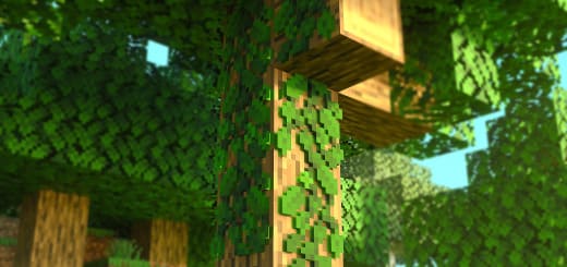 Textures: Realistic vines [1.20+] Minecraft PE / Bedrock [xfgiven_vers]