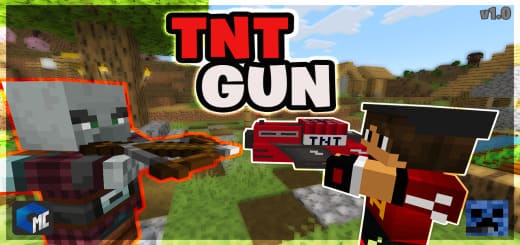 Mod: TNT Cannon [1.20+] Minecraft PE / Bedrock [xfgiven_vers]