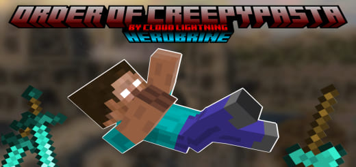 Mod: Powerful Herobrin [1.20+] Minecraft PE / Bedrock [xfgiven_vers]