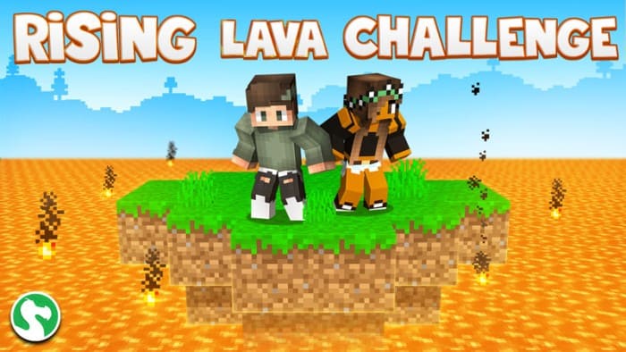 Addon: Lava rises [1.20+] Minecraft PE / Bedrock [xfgiven_vers]