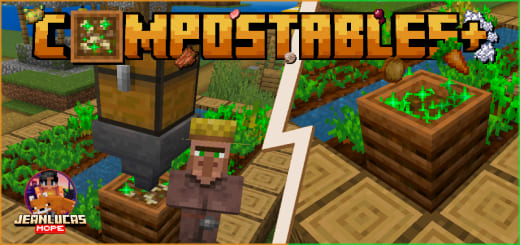 сAddon: Composter+ [1.21+] Minecraft PE / Bedrock [xfgiven_vers]