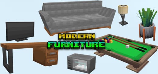 Mod: Functional Furniture  [1.20+] Minecraft PE / Bedrock [xfgiven_vers]