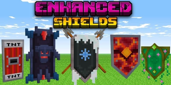 Mod: Super Shields [1.20+] Minecraft PE / Bedrock [xfgiven_vers]