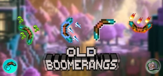 Mod: Functional Boomerangs [1.20+] Minecraft PE / Bedrock [xfgiven_vers]