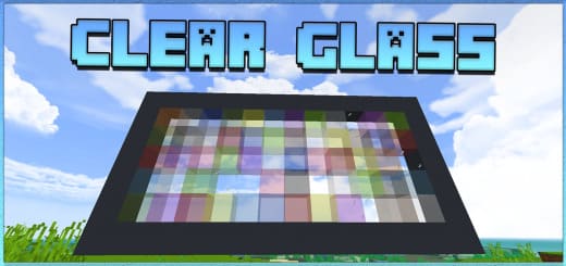 Textures: Clear Glass [1.20+] Minecraft PE / Bedrock [xfgiven_vers]