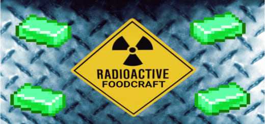 MOD: RADIOACTIVE FOOD IN MINECRAFT PE Minecraft PE / Bedrock [xfgiven_vers]