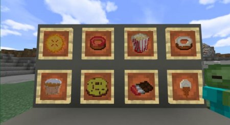 Mod: Sweet Food Minecraft PE / Bedrock [xfgiven_vers]