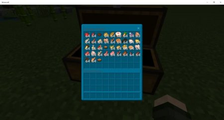 Метание едой в Майнкрафт