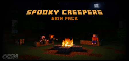 Skins: Halloween Creepers. Minecraft PE / Bedrock [xfgiven_vers]