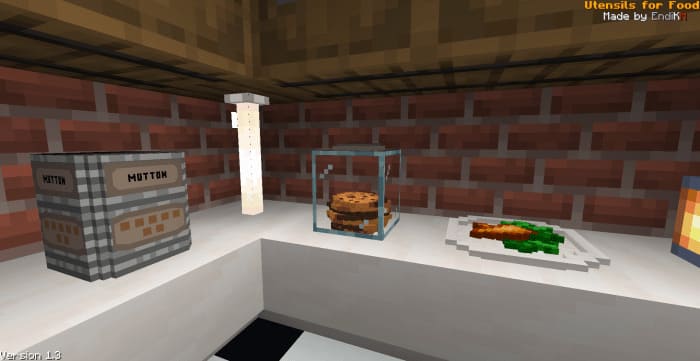 Mod: Food Dishes Minecraft PE / Bedrock [xfgiven_vers]