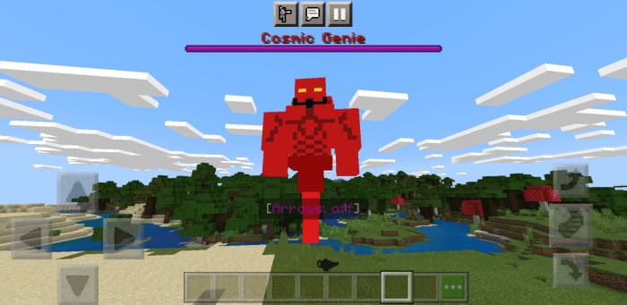 Злой джин в Майнкрафт ПЕ