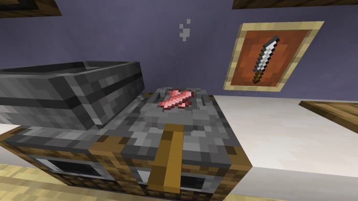 Frying Pan in Minecraft PE (Bedrock)