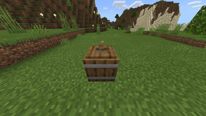 Outflow in Minecraft PE (Bedrock)