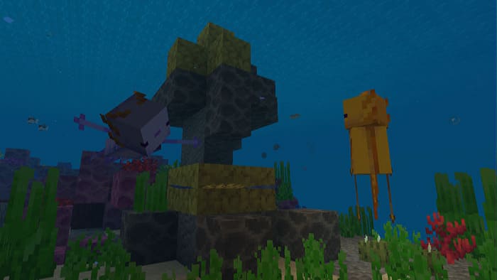 Axolotl Skin in Minecraft PE (Bedrock)