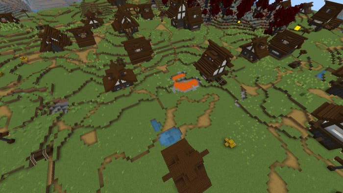 City in Minecraft PE (Bedrock)