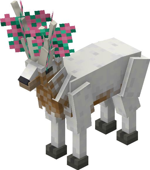 Mob flower deer in Minecraft PE (Bedrock)