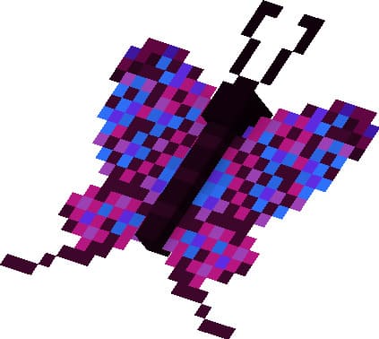 Mob Butterfly in Minecraft PE (Bedrock)