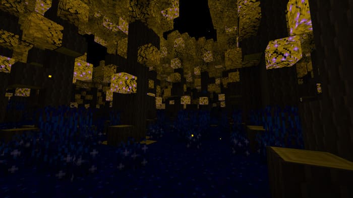 Пасленовый биом в Майнкрафт ПЕ (Бедрок)