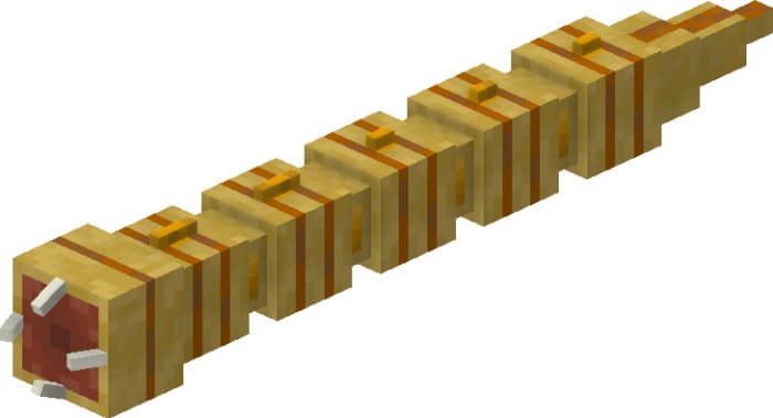 Моб Червь в Майнкрафт ПЕ (Бедрок)