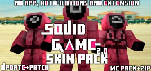 Skins: Squid Game Minecraft PE / Bedrock [xfgiven_vers]