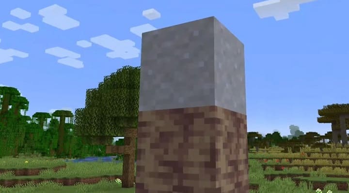 Dynamic Dirt in Minecraft PE (Bedrock) 1.19