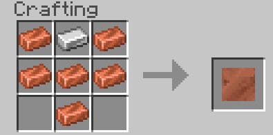 Copper Shield in Minecraft PE (Bedrock)