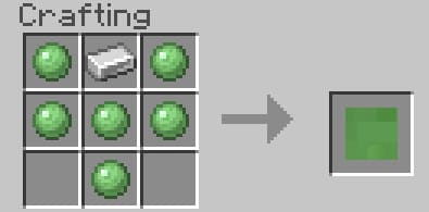 Slime Shield in Minecraft PE (Bedrock)