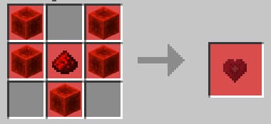 Heart Crafting in Minecraft PE (Bedrock)