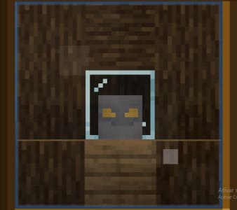 Stone Golem Head in Minecraft PE (Bedrock)