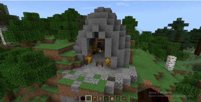 Ogre Temple in Minecraft PE (Bedrock)