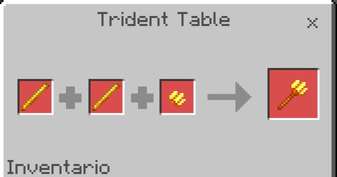 Fire Trident in Minecraft PE (Bedrock)