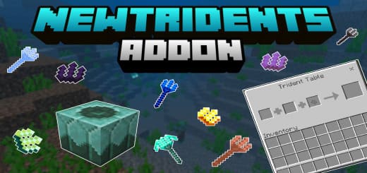 Mod: New tridents [1.20+] Minecraft PE / Bedrock [xfgiven_vers]