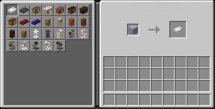 Crafting Animal Furniture in Minecraft PE (Bedrock)