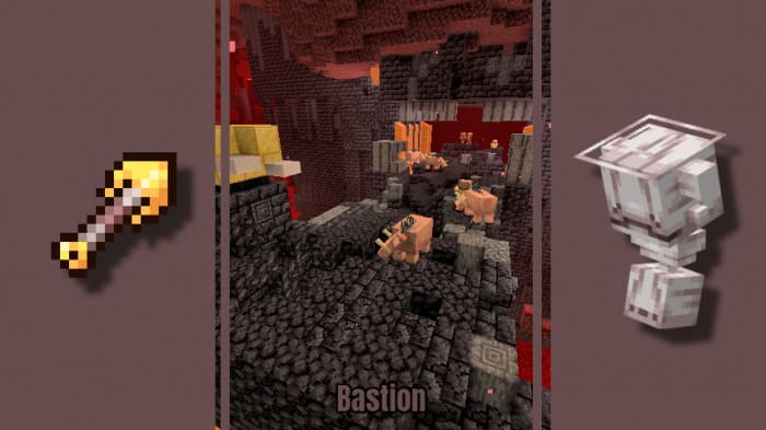 Artifact in Bastion in Minecraft PE (Bedrock)