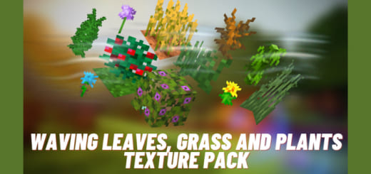 Textures: Swaying vegetation [1.20+] Minecraft PE / Bedrock [xfgiven_vers]