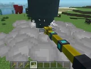 Посох ветра в Майнкрафт ПЕ (Бедрок)