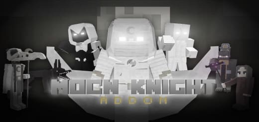 Mod: Moon Knight [1.20; 1.21+] Minecraft PE / Bedrock [xfgiven_vers]