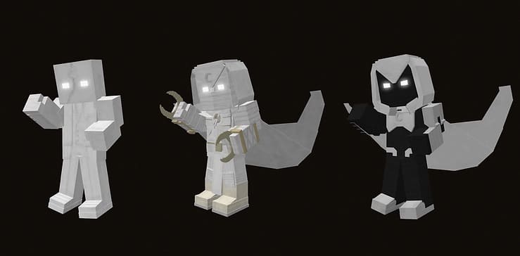 Knight Costume in Minecraft PE (Bedrock)