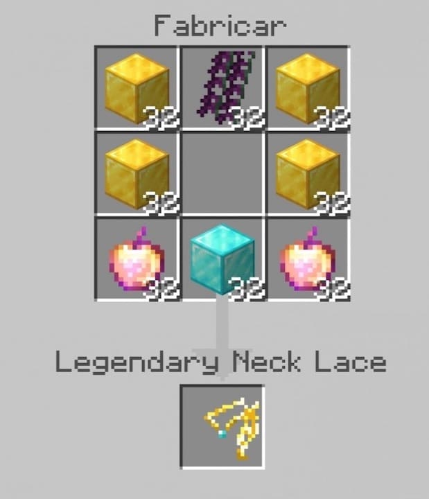 Necklace in Minecraft PE (Bedrock)