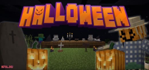 Mod: Halloween rush [1.21+] Minecraft PE / Bedrock [xfgiven_vers]